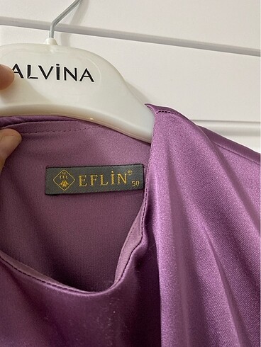 50 Beden Saten elbise