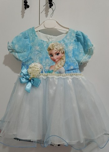 Diğer Kız Çocuk Elsa elbise