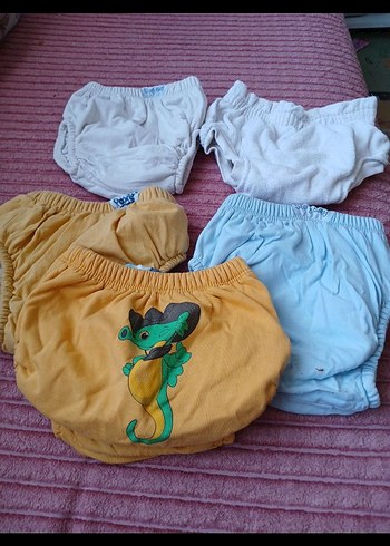 24-36 Ay Beden kahverengi Renk Pastel Renkli Çocuk alistirma Külotları