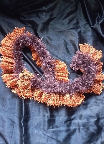 El örgüsü atkı fular - Görsel 2