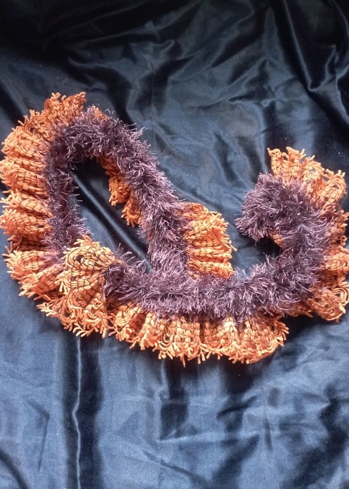 El örgüsü atkı fular - Görsel 2