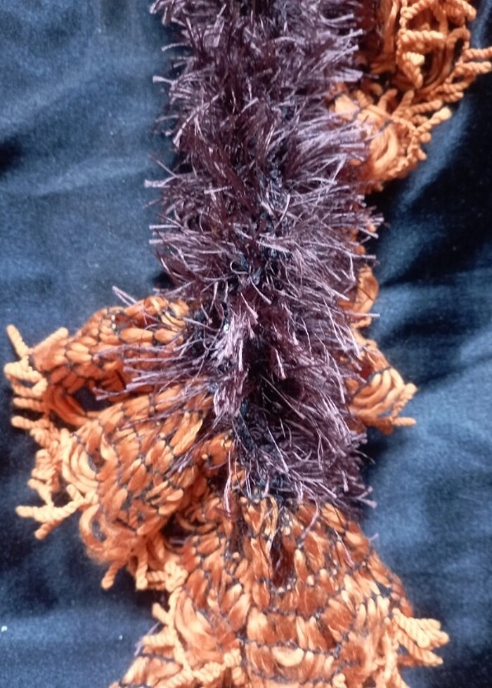 El örgüsü atkı fular - Görsel 3