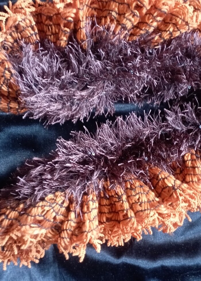 El örgüsü atkı fular - Görsel 4