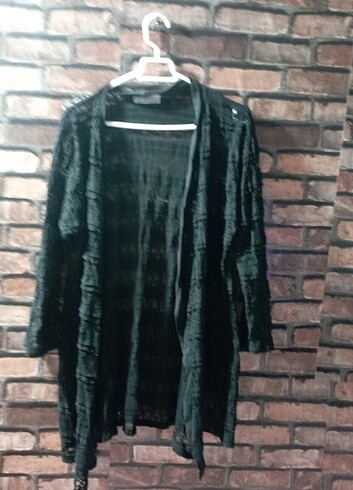 Bayan siyah ince hirka - Görsel 3