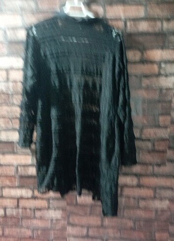 Bayan siyah ince hirka - Görsel 5