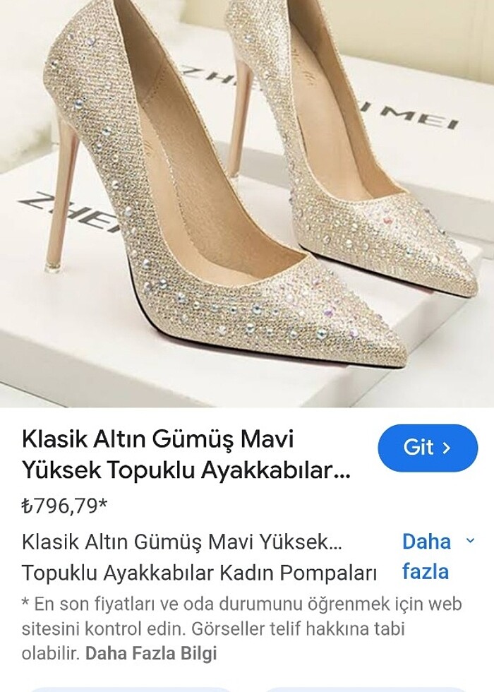 Bayan abiye ayakkabı  - Görsel 2