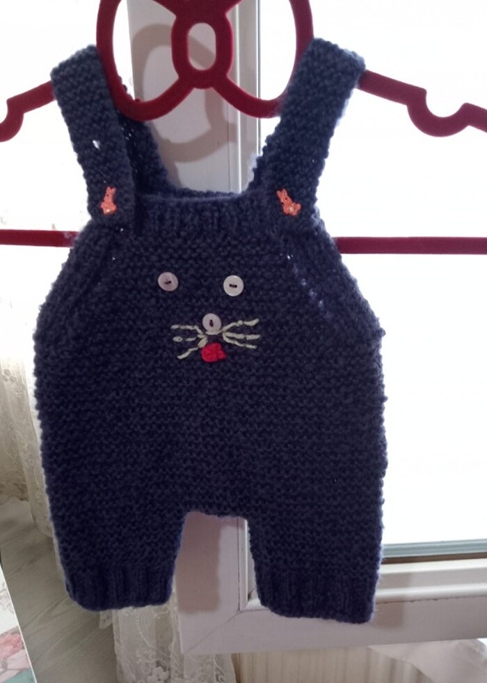 El örgüsü erkek kız tulum - Görsel 2