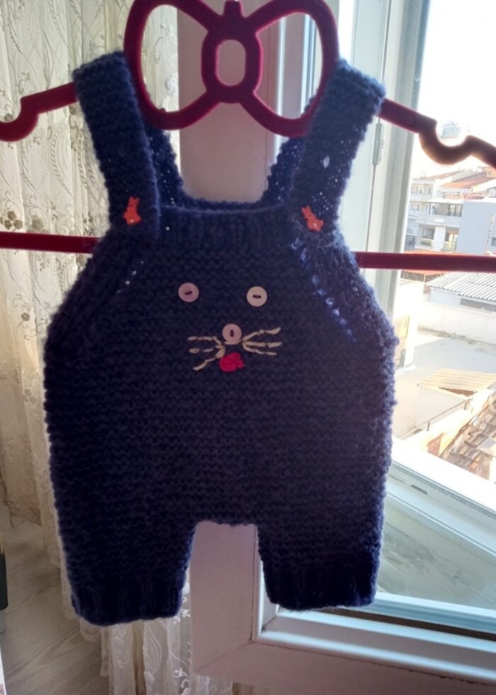 El örgüsü erkek kız tulum - Görsel 3