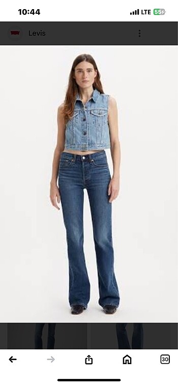28 Beden Levi's Jean