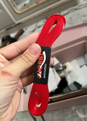 Kırmızı Street Wear Erkek Ayakkabı Bağcığı