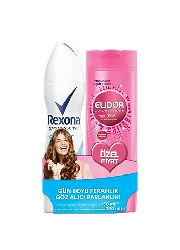 Deodorant ve şampuan 