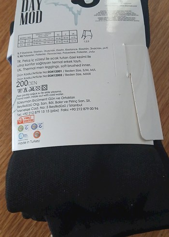 Siyah Termal Erkek Tayt kaliteli kış aylarında sıcak tutar - Görsel 3