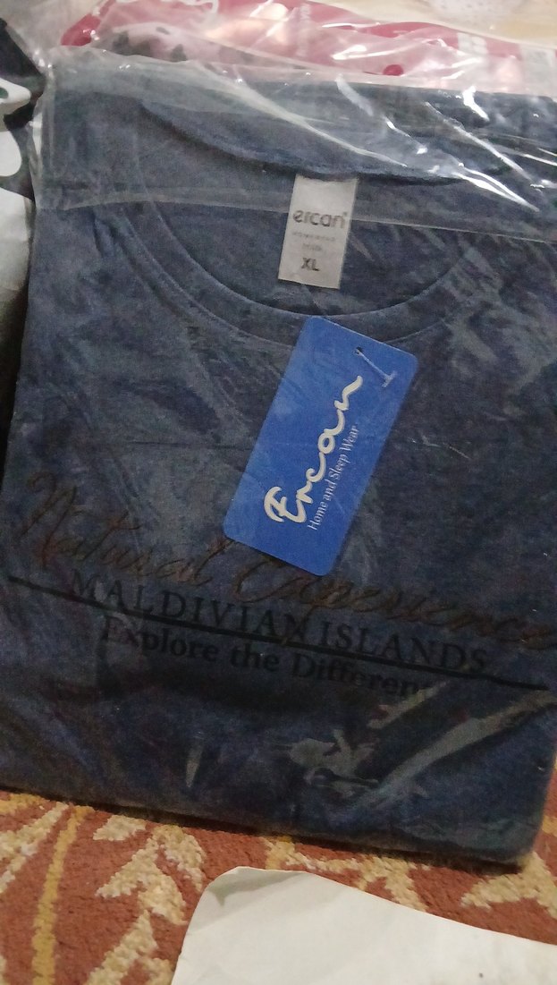 Erkek Gri Kısa Kollu Pamuklu Pijama Takımı - Görsel 3