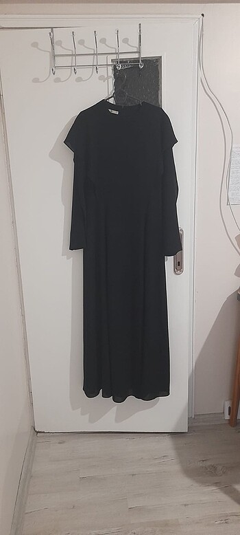 Tesettür elbise siyah