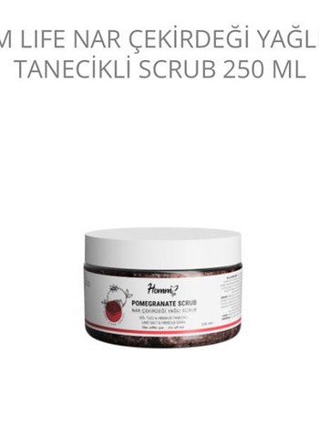 Homm Life Nar Çekirdeği Yağlı Bitki Tanecikli Scrub 250 ml