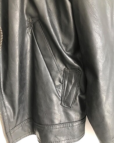 xxl Beden siyah Renk Vintage Deri Ceket