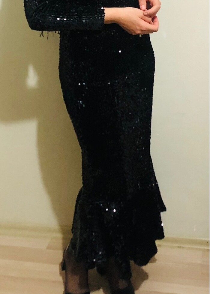 payetli elbise - Görsel 2