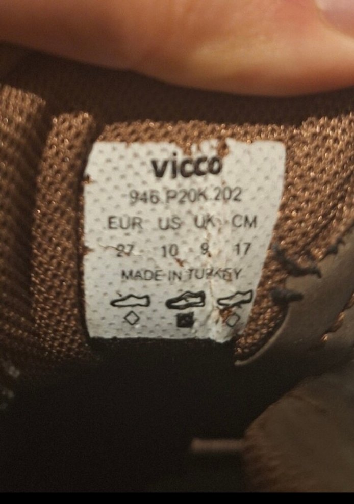 Kahverengi Erkek Çocuk Cırt Cırtlı Bot - Görsel 2