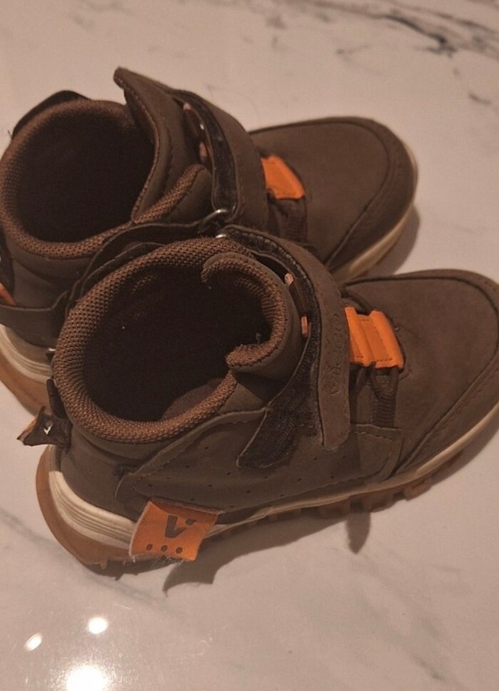 Kahverengi Erkek Çocuk Cırt Cırtlı Bot - Görsel 3