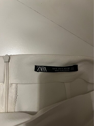 s Beden beyaz Renk Zara Şort Etek