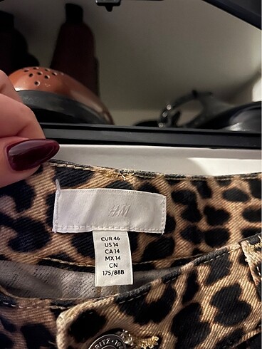 46 Beden çeşitli Renk H&M jean