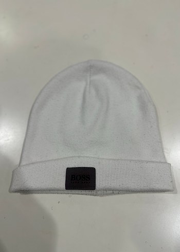 Beyaz Kadın Örgü Bere - Görsel 3