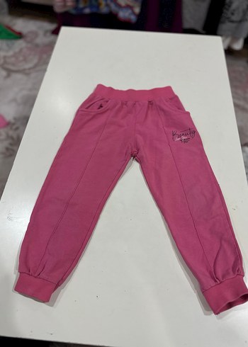 Pembe Rahat Kesim Kız Eşofman Altı - Görsel 6