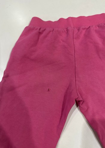 Pembe Rahat Kesim Kız Eşofman Altı - Görsel 5