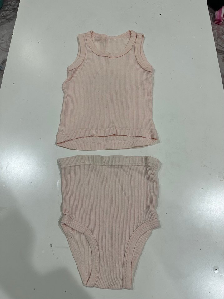 Pembe Kız Çocuk Atlet ve Külot Takımı - Görsel 2