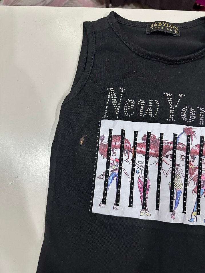 Kızlar için Siyah Kemerli Fitted Eşofman Takımı - Görsel 5