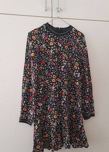 Zara Çiçekli Elbise