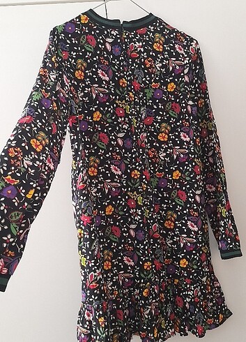 Zara Zara Çiçekli Elbise