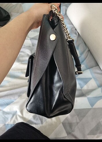  Beden siyah Renk Nine west siyah y2k kol çantası