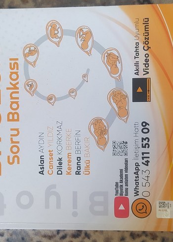 IQ ayt matematik ,fizik kimya biyoloji soru bankası biyotik