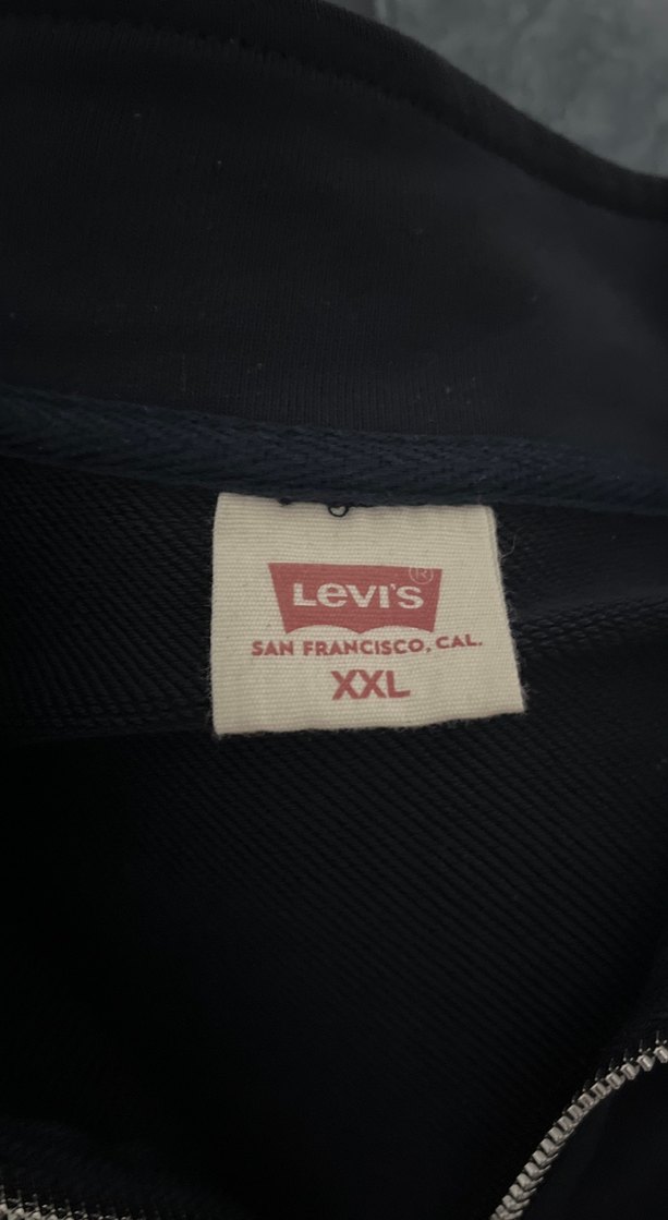 Levi's Erkek Siyah Fermuarlı Sweatshirt - Görsel 2
