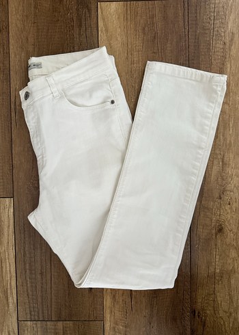 LCW Beyaz Kadın  Kot Pantolon - Görsel 2