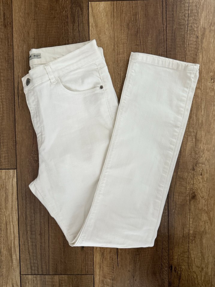 LCW Beyaz Kadın  Kot Pantolon - Görsel 2