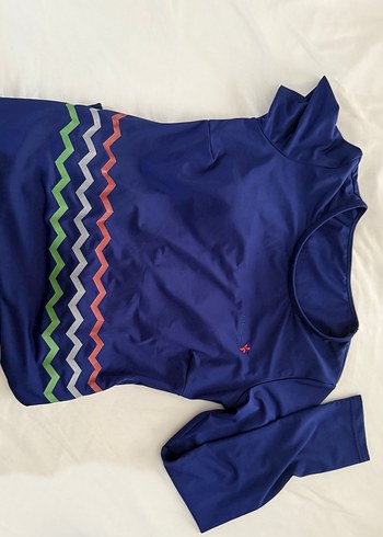 Renkli Baskılı Mavi Haşema - Görsel 2