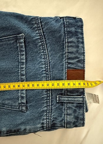 KOTON FAHRİYE EVCEN. Nakışlı  Rahat Kesim Kadın Kot Pantolon - Görsel 5