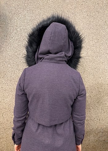 Düğmeli Uzun Kadın Kaban(TUĞBA GİYİM) - Görsel 3