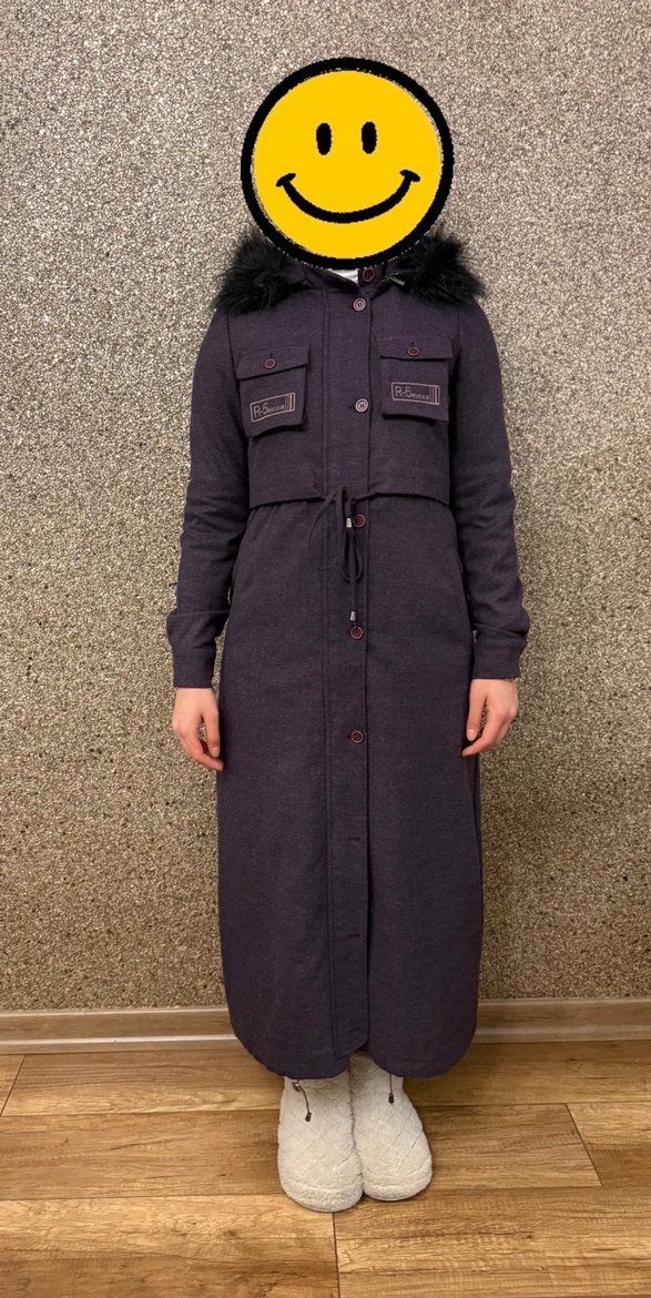 Düğmeli Uzun Kadın Kaban(TUĞBA GİYİM) - Görsel 2