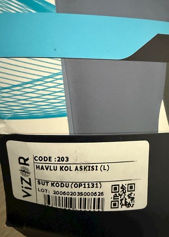 ViZOR Mavi Havlu Kol Askısı - Görsel 3