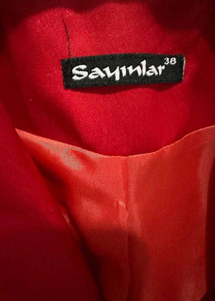 Saten kadın ceket - Görsel 3