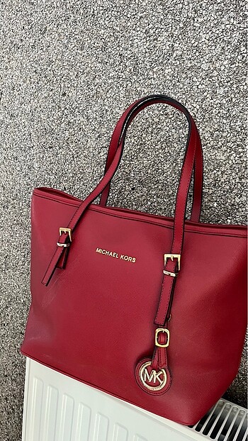 Michael Kors Kırmızı Çanta - Görsel 4