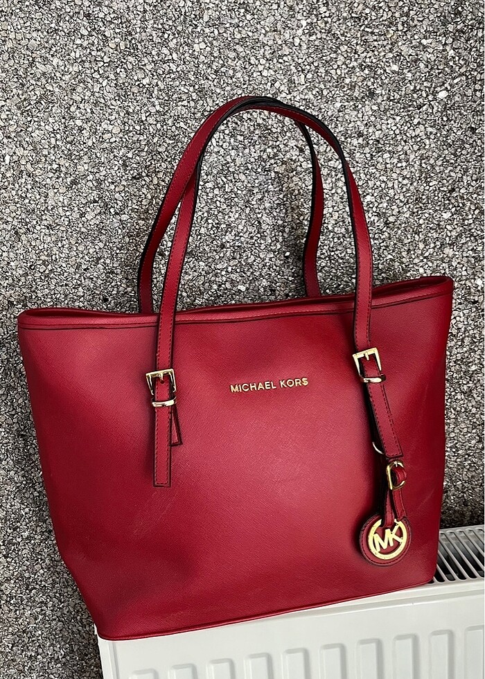 Michael Kors Kırmızı Çanta - Görsel 3