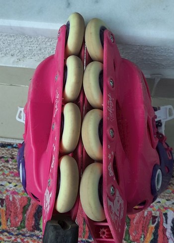 Renkli Pembe Erkek Kaykay Pateni - Görsel 7