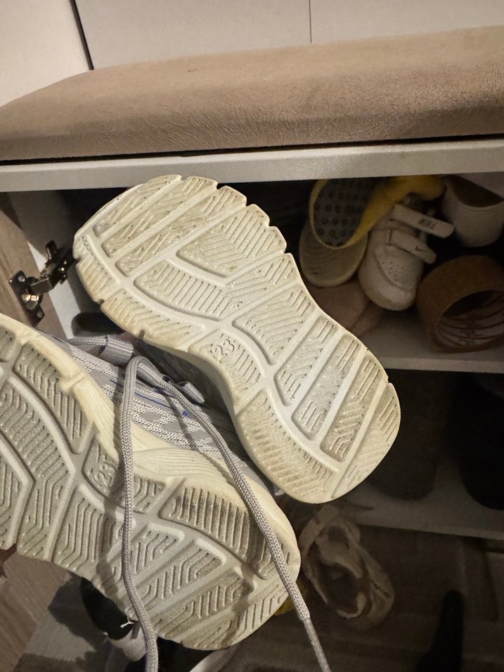 Gri Erkek Çocuk Spor Ayakkabı Velcro - Görsel 3