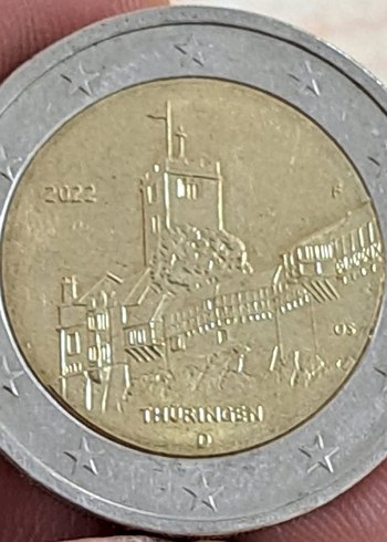 2 Euro Thüringen Temalı