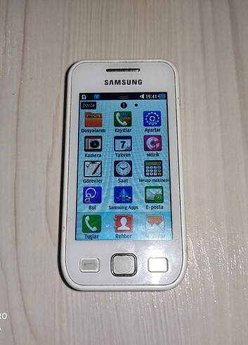 Samsung Wave 525 GT-S5253 Cep Telefonu Beyaz Renk İMEİ KAYITLI 
