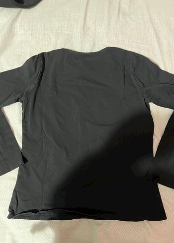 Siyah, Uzun Kollu, Atatürk Baskılı Çocuk Tshirt